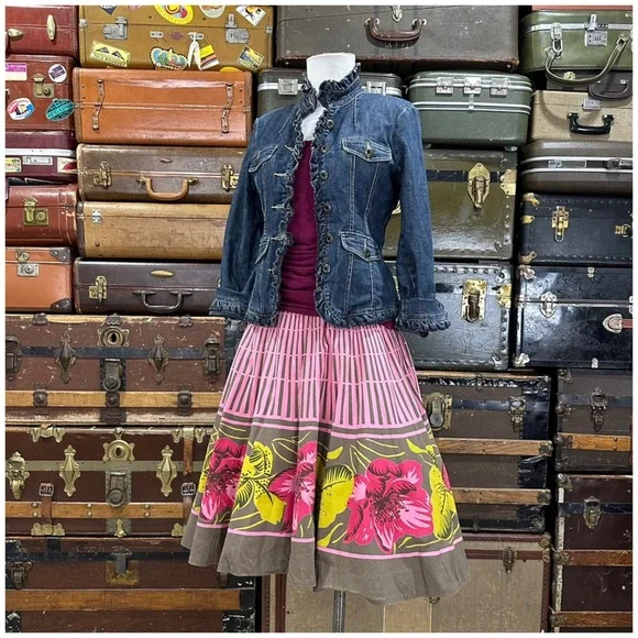 2005 Anthro “Society Islands Skirt” by Odille - Picture 3 of 12